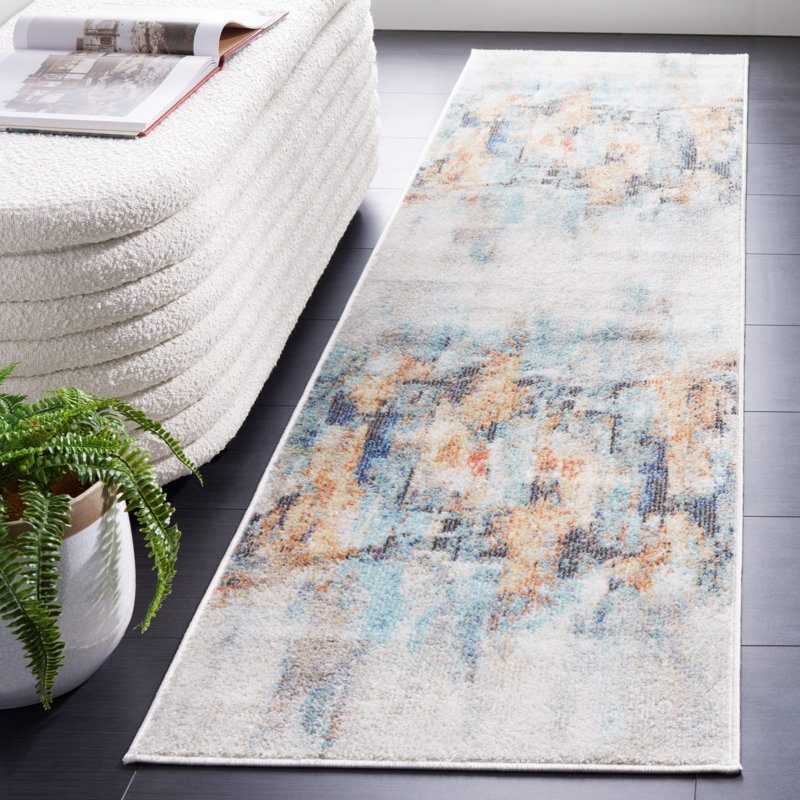 Phoenix 500 Performance Abstract Rug, Runner 2'2" x 9'