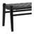 Emilie Valeria 45-Inch Teak and Woven Leather Bench-78947690