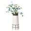 Vase de table en céramique blanc