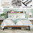 Platform Dangelo With Boucle Headboard, Storage Shelf And Built In Charging, Sturdy And Quiet-819790555