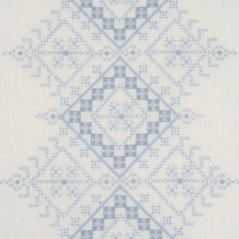 Birgitta Sheer Fabric, Blue