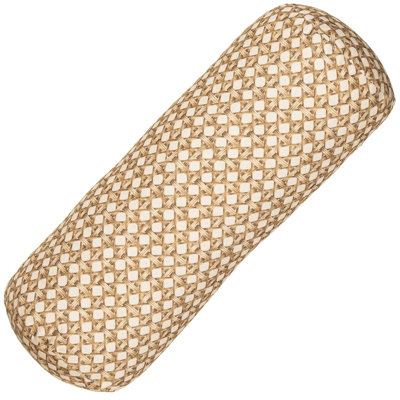 Wicker Weave Cocoa Throw Pillow