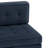 Upholstered Navy Tufted Corduroy Armless Chair with Pillow Back, Single Chair Module Part For Sectional Sofa-285358886
