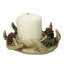 Porte-bougie en bois de cerf Antler