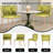18.11'' H Velvet Upholstered Metal Side Chair-891966040