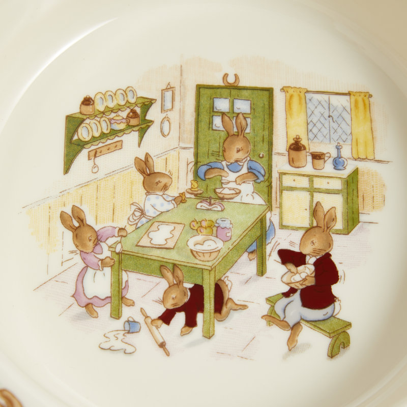 Bunnykins Baby Plate 6 In