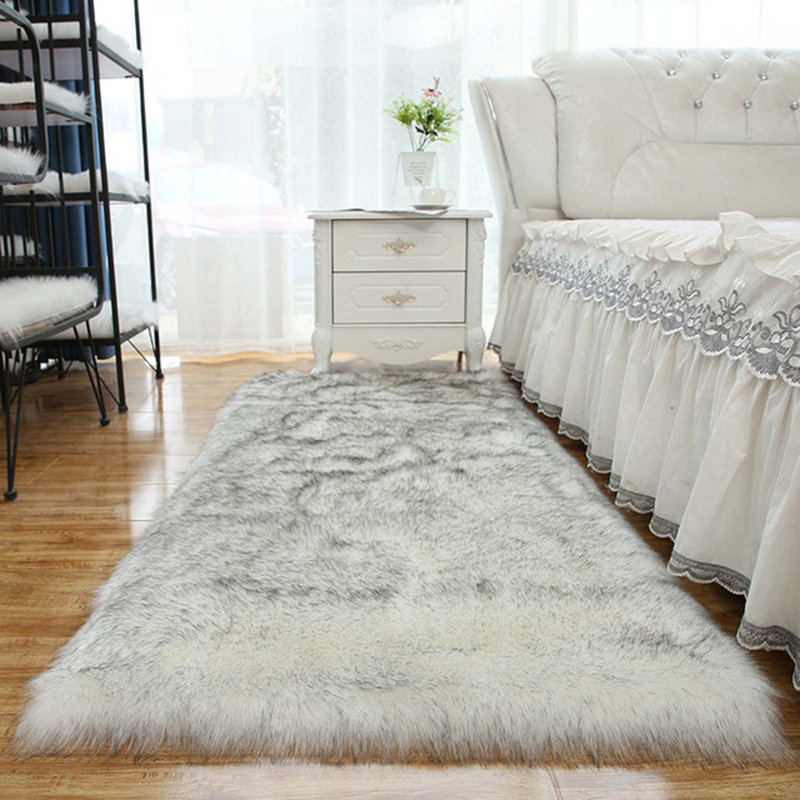 Sheepskin Abstract Indoor Rug, Runner 2' x 6'
