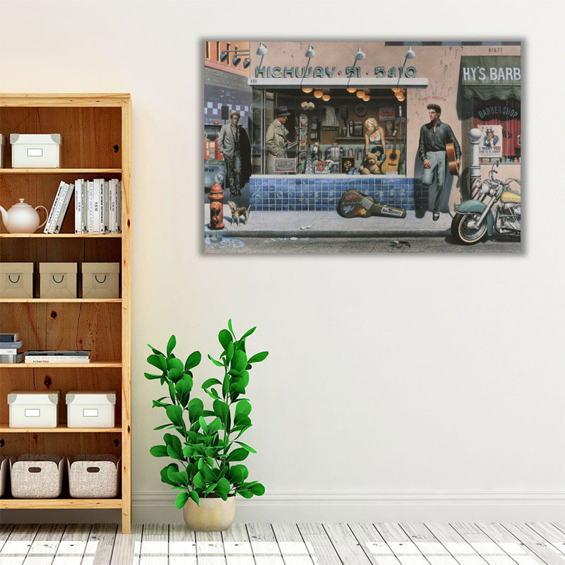 «Highway 51», reproduction d'art sur toile, H 20 po x l 30 po