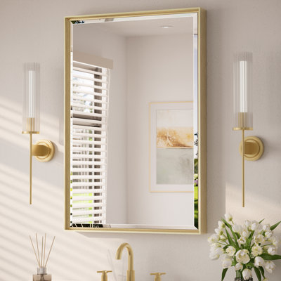 Areiona Beveled Bathroom Accent Vanity Mirror