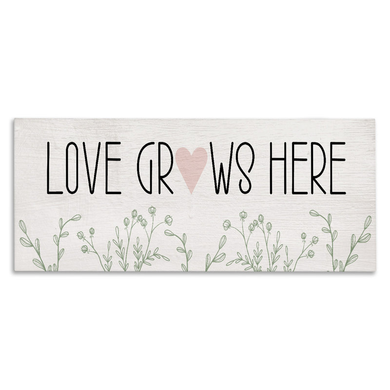 «Subtle Love Grows Here», toile par Lil 'Rue, H 17 po x l 40 po