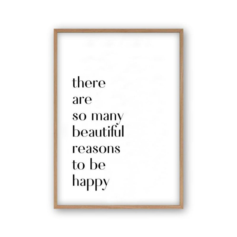 Print, Oak Frame, 61 cm H x 43 cm W x 2.5 cm D