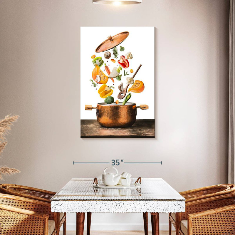 Cuisine végétalienne, H 45 po x l 30 po