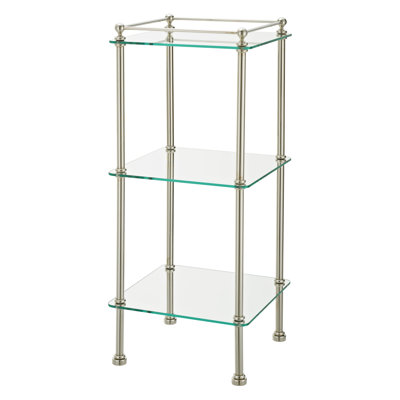 32.69" H x 13.75" W Bathroom Shelf