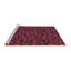 Tapis 100% à motifs lavables à la machine 2989 WSH-PAT2252-BRN-769058592