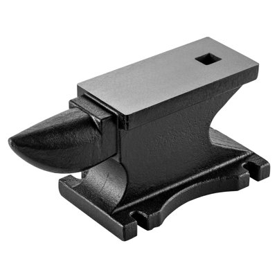 16.93×6.77×7.99 Inch 100lbs Single Horn Cast Iron Anvil, Large Worktop & Stable Solid Base, High Hardness Blacksmith Forging Tool For Metal Working Workshop