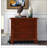 Albers Traditional 3-Drawer Nightstand with Pull-out Shelf and Solid Wood Legs-8465785-29231098