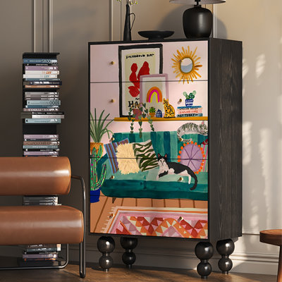 Armoire décorative française haut de gamme