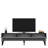 Stylish TV Stand, Anthracite & Silver, 70.9 x 17.6 x 11.6 inches | 100% Melamine Coated Particle Board, Thickness: 0.7 inches | Durable, Modern Design Perfect for Living Room & Entertainment Spaces, Easy Assembly-1998831749