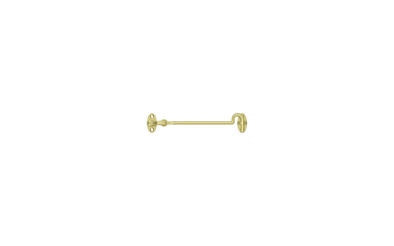 Crochets de cabine pivotants 6 po Deltana CHK6U3 en laiton poli
