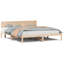 Vidaxl Bed Frame With Headboard Solid Pine Wood-113970910-113970907