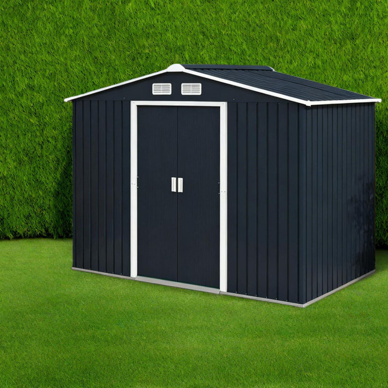 Durable Steel Storage Shed, Modern Design For Outdoor Organization