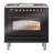 ILVE Nostalgie II Series 36 inch Dual Fuel Range with 6 Burners, Griddle (Glass Door)-98168265-124968143