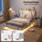 Komor Upholstered Storage Bed with Charging Station and LED Lights-1090827077-1090827078