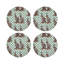 Regal Greyhound Vegan Leather Round Placemats-50817871