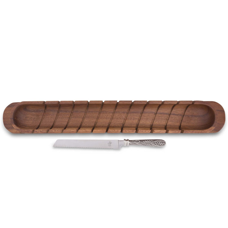 Harvest Acacia Solid Wood Bread Board