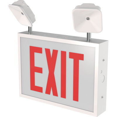 Lithonia Lighting TCC Commercial Steel Exit Combo