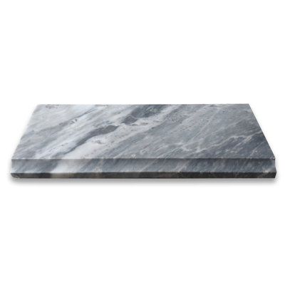 Carreau de mosaïque pour mur et plancher en marbre 5 po x 12 po Bardiglio