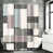 Gris / blanc / rose / noir à carreaux sélectionné
