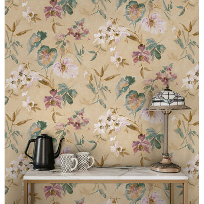 Seabrook Designs - Papier peint floral et fougère Magalie