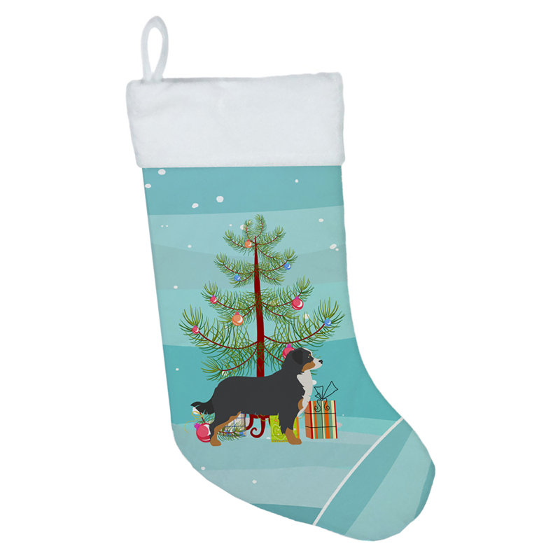 Chaussette de noël joyeux de noël, Bouvier bernois