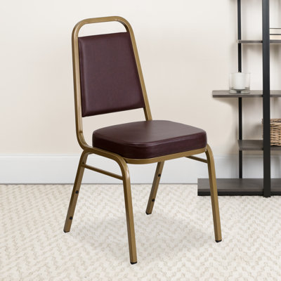 Chaise de banquet empilable avec dossier épais de 2,5 po Amaya