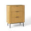 Commode 3 tiroirs en bois massif 