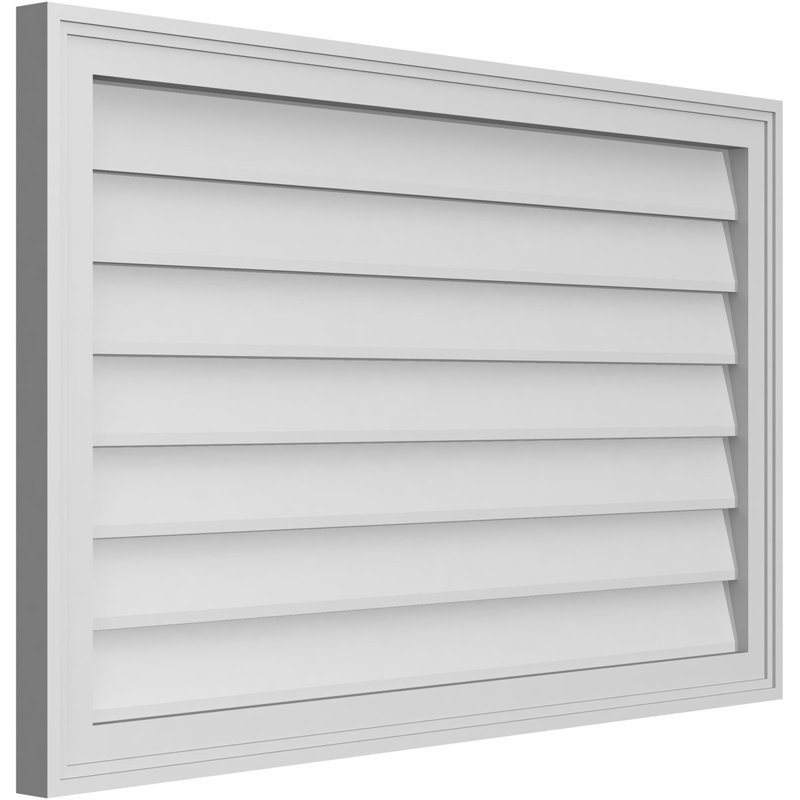 Cadre en brique, brun clair apprêté, H 24 po x l 38 po x P 1,5 po