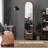 64.96"Household solid wood movable floor-standing dressing mirror