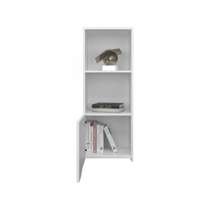 Armoire murale Hopewell, salon, blanc, Blanc