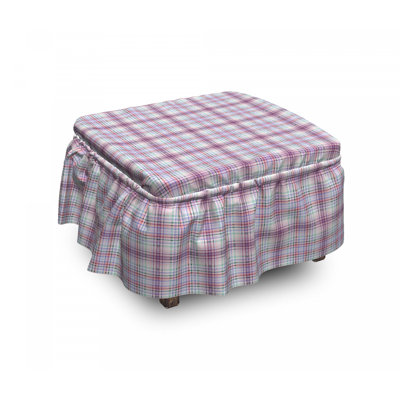 Box Cushion Ottoman Slipcover