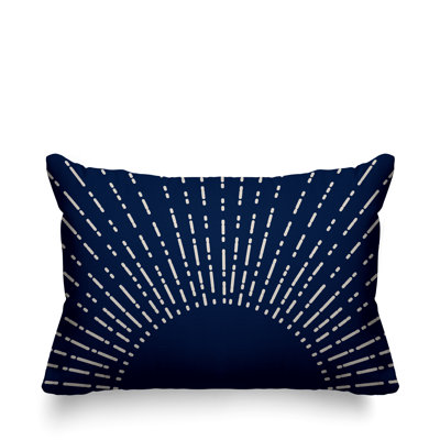 Coussin intérieur / extérieur Sunny Boho Starburst