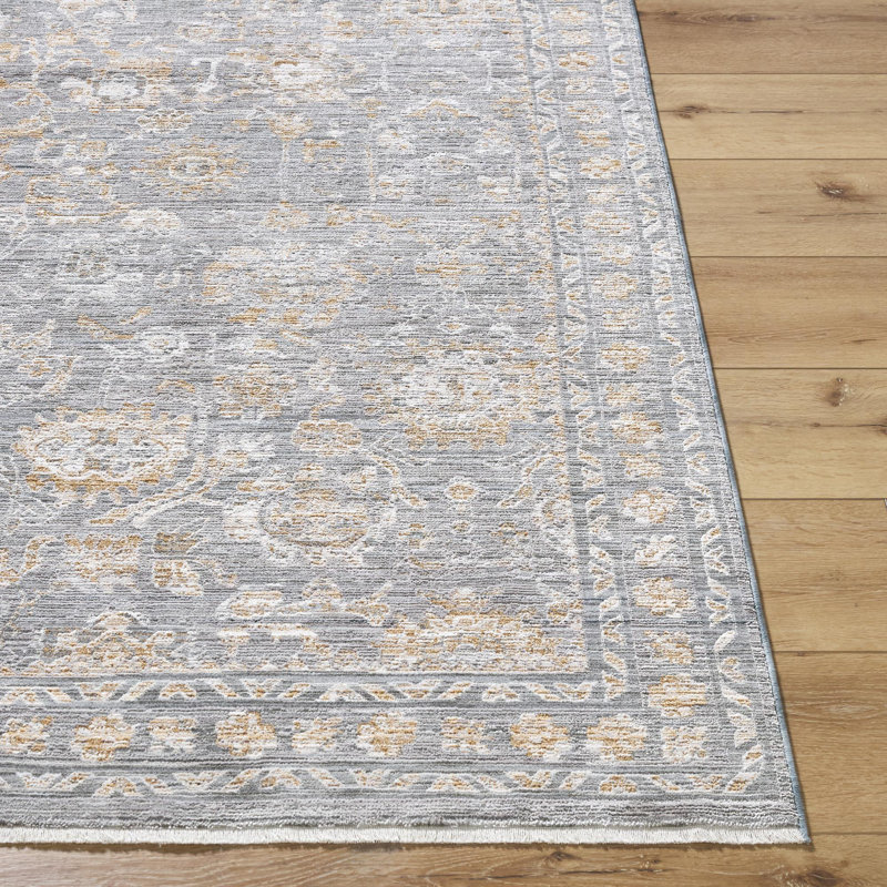 Tapis traditionnel tissé à la machine Lidgerwood CHP2302, Rectangle 6 pi 7 po x 9 pi