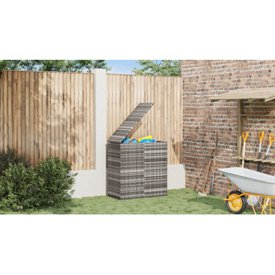 Gallon Water Resistant Poly Rattan Deck Box