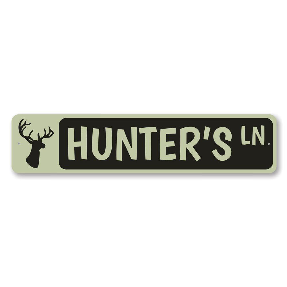 Hunter's Lane Custom Aluminum Sign Lizton Sign Shop, Inc