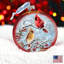 3.5'' Handmade Glass Animals Ball Ornament