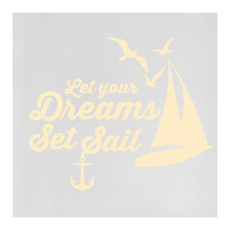 Nautical & Beach Wall Decal, Beige