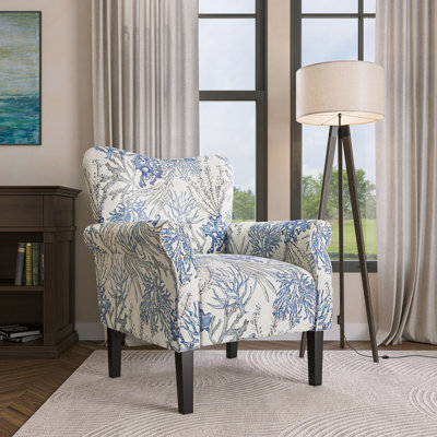 Fauteuil rembourré en polyester 30,3 po Modern
