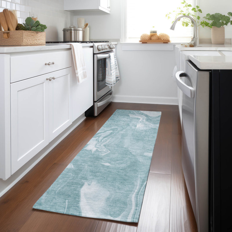 Tapis intérieur / extérieur Cecelio, Tapis de couloir 2 pi 3 po x 7 pi 6 po