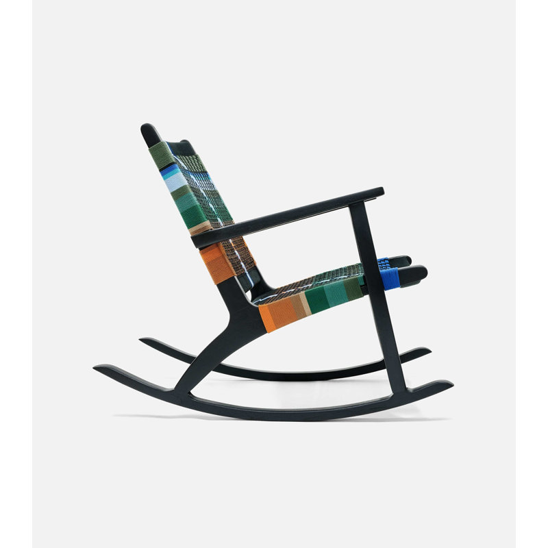 Masaya Rocking Chair, Black, Manille Mot Mot