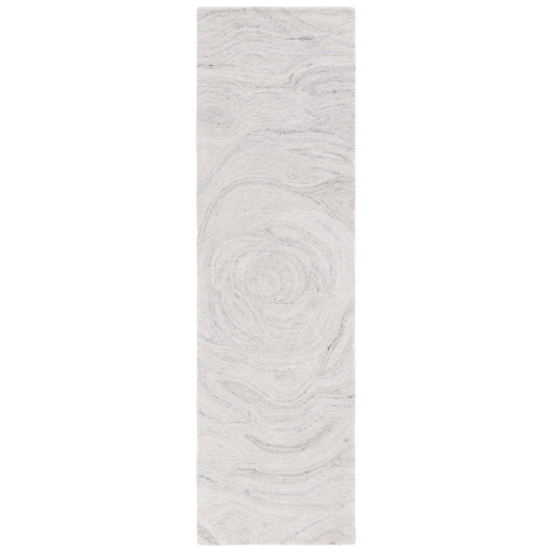Abstract Hand Tufted Performance Abstract Rug, Runner 2'3" x 8'